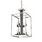 Z-Lite Quadra 8 Light Chandelier, Brushed Nickel + Black 456-8BN-BK - alternate 5
